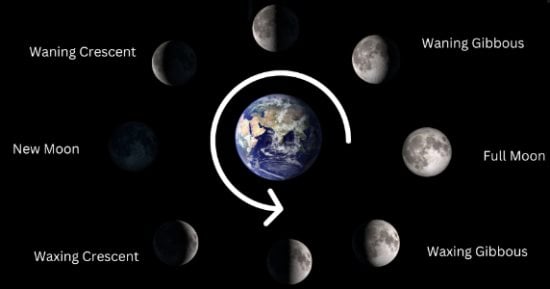 You are currently viewing كيف يظهر القمر في سماء الليل؟  معرفة درجة الراحة وعمر دورته