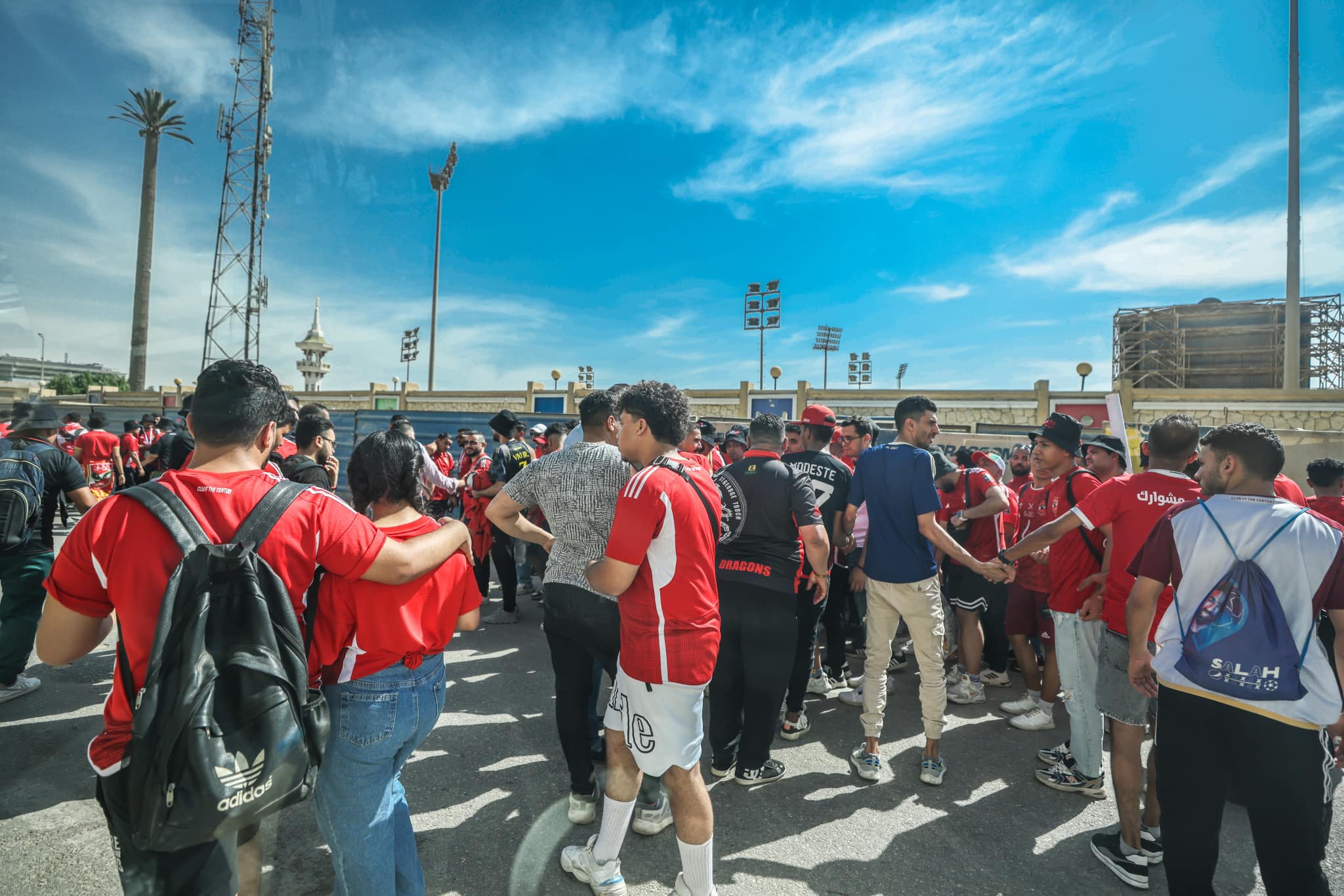 جماهير الأهلي في استاد القاهرة لحضور مباراة الترجي